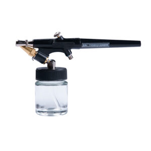 Аэрограф AGS22/05 с двумя сменными бачками, 11л/мин, 2 бар, 2x22 мл*0.5мм+ набор, кейс FUBAG