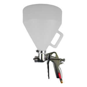 Пневмопистолет текстурный, 150л/мин, 3.5 бар, сопло 4/6/8мм, бак 4.5л, 2.8 кг, ELITECH 0704.013600