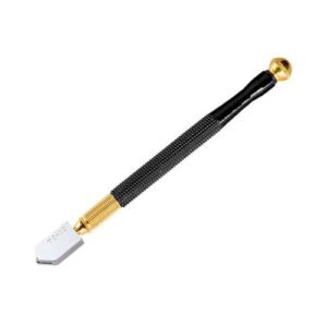 Стеклорез 1-роликовый масляный, с металлической ручкой (1/6/240)